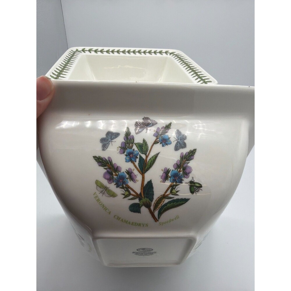 Portmeirion Botanic Garden Square Serving‎ Bowls Floral Set of 2 - Picture 5 of 8
